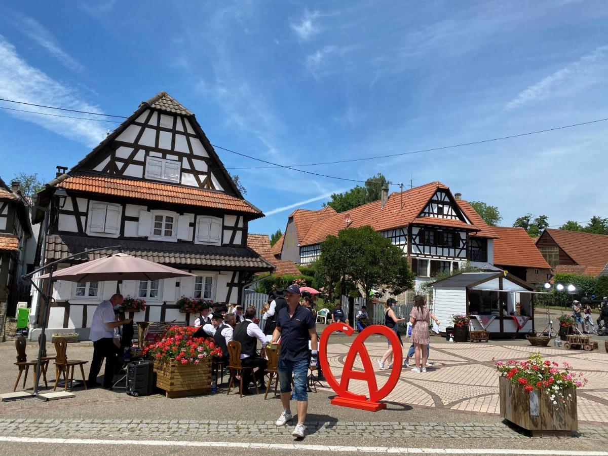 Gîtes et chambres d'hôtes Maison Ungerer Hunspach Exterior foto